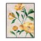 Stupell Industries Yellow Camellia Blossoms Framed Giclee Wall Art Design by Nikita Jariwala